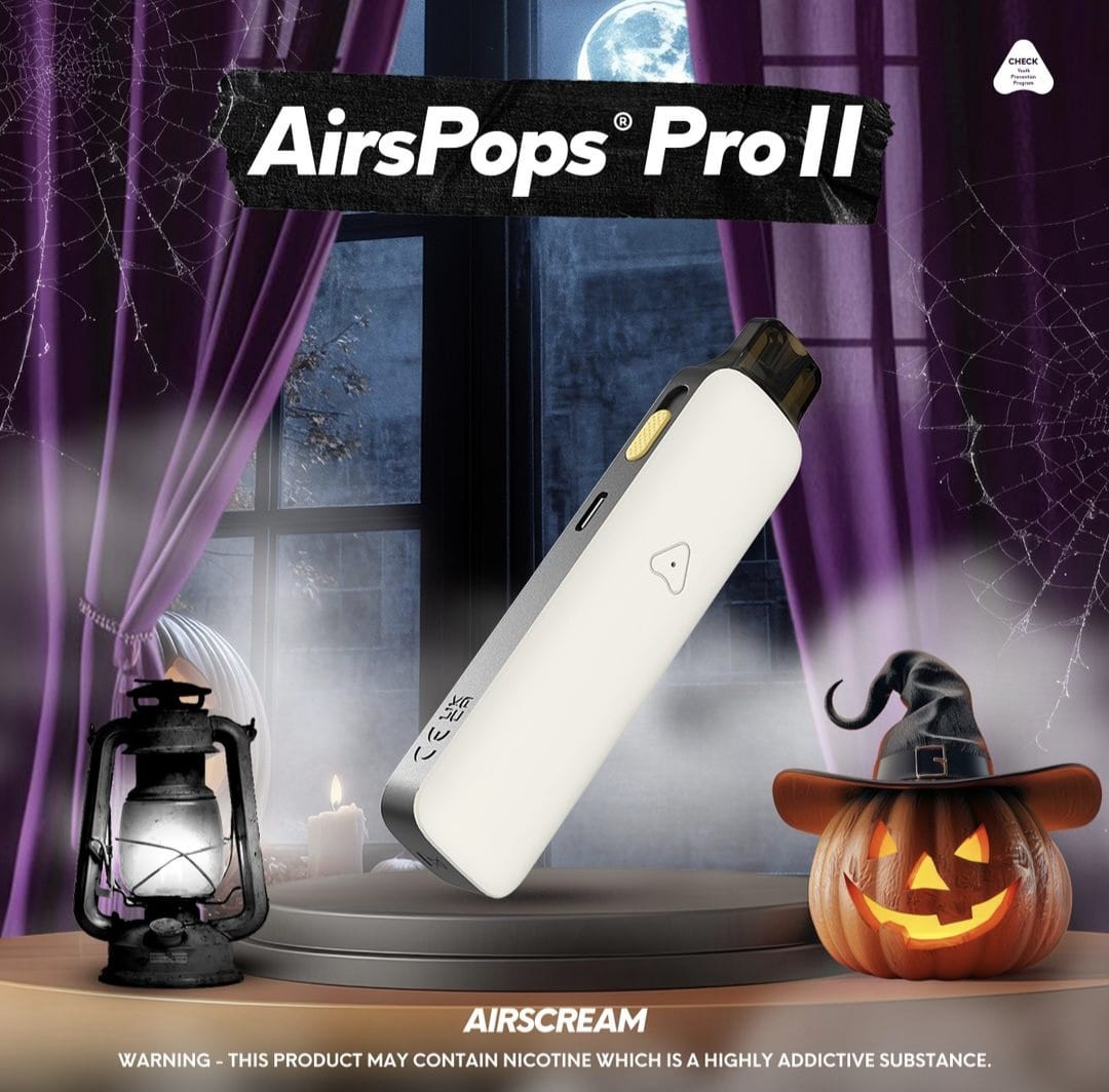 1000007254.jpg AIRSCREAM AirsPops Pro II氣泡二代小煙主機|1000mAh電池|可調瓦數與氣流|Type-C快充電子煙設備:圖片 1