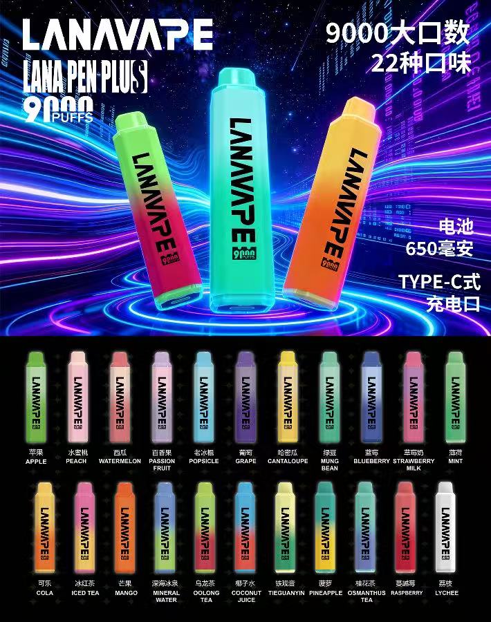 wecom-temp-147548-2a497438031aab1462bf09ef20d8f655 LANA 拉娜 9000 Puffs 一次性電子煙|多款熱門口味:圖片 1